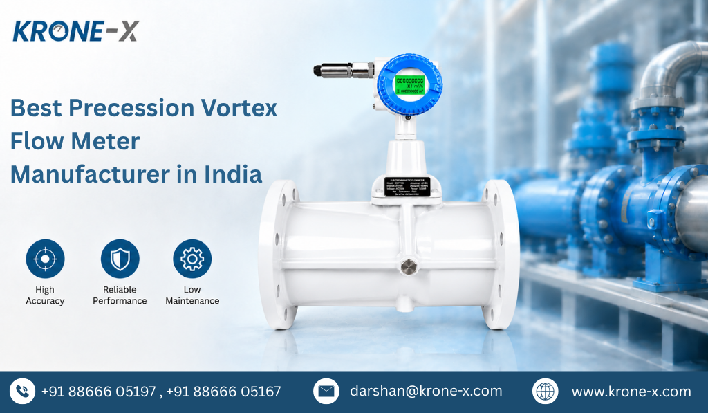Best Precession Vortex Flow Meter Manufacturer in India