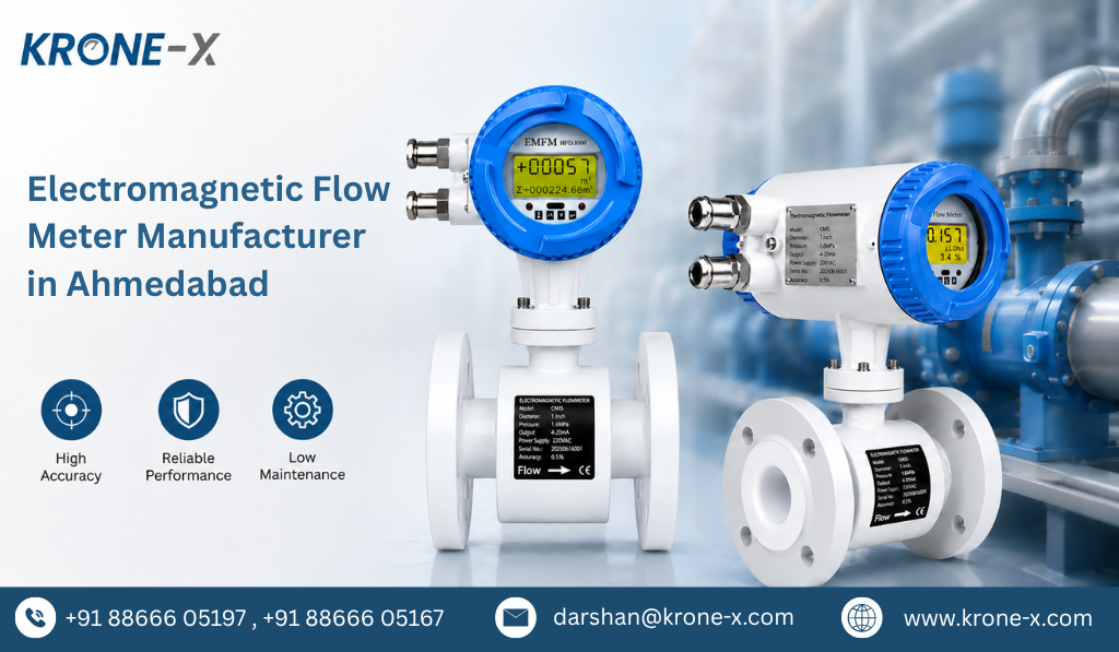 Electromagnetic Flow Meter Manufacturer in Ahmedabad