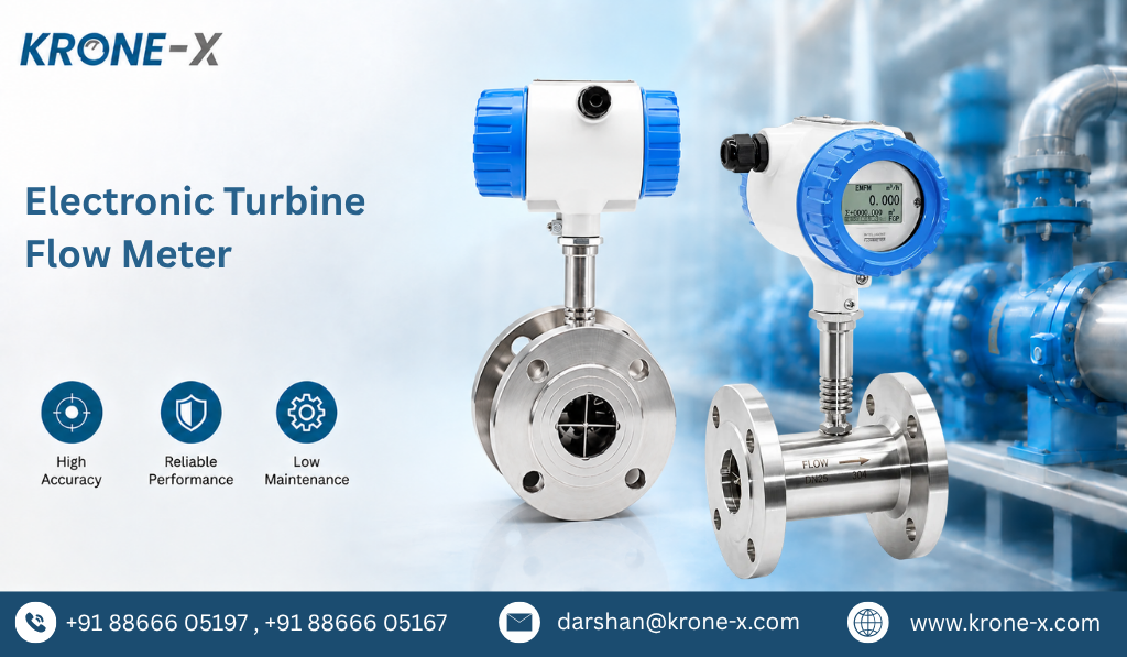 Electronic Turbine Flow Meter