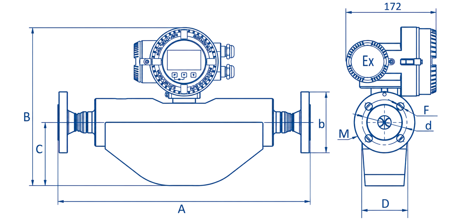 FCC800 Coriolis Mass Flow Meter