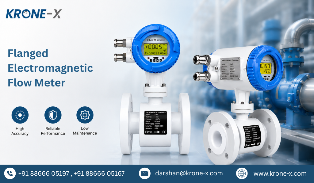 Flanged Electromagnetic Flow Meter