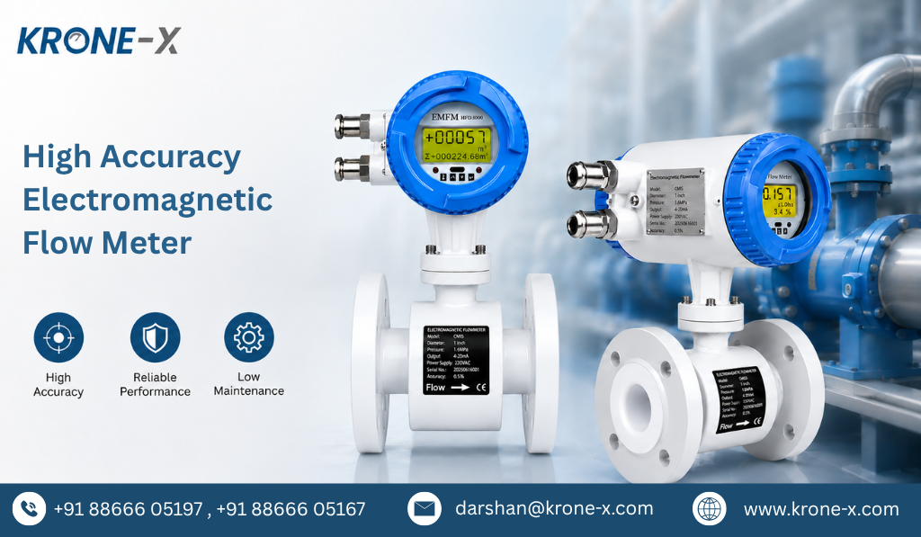 High Accuracy Electromagnetic Flow Meter