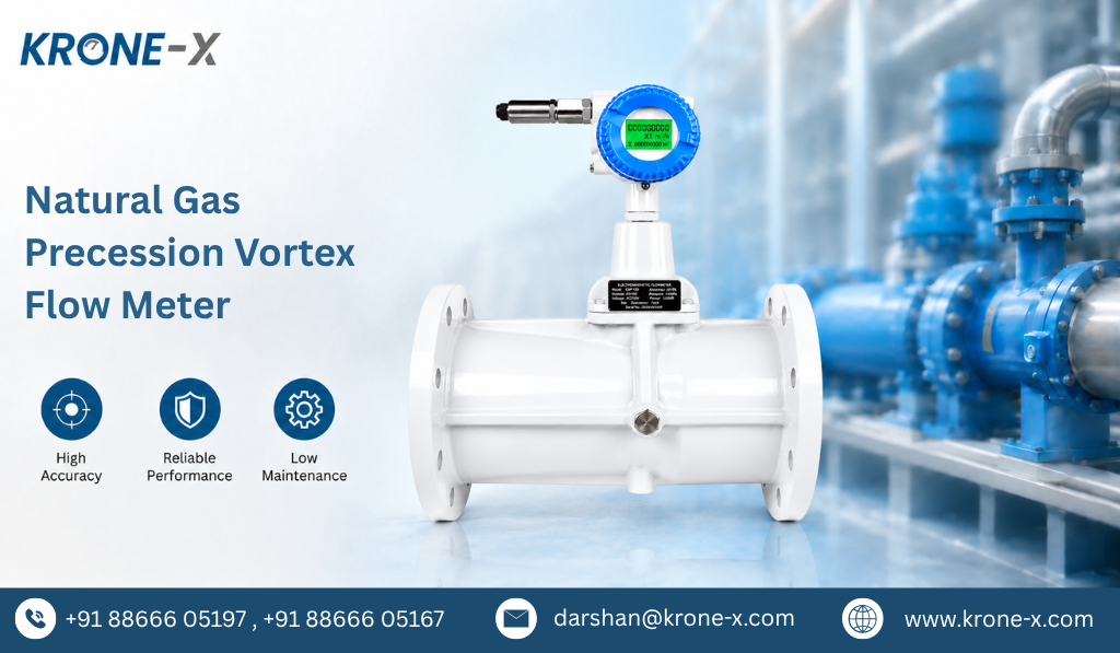 Natural Gas Precession Vortex Flow Meter