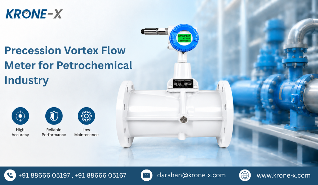 Precession Vortex Flow Meter for Petrochemical Industry