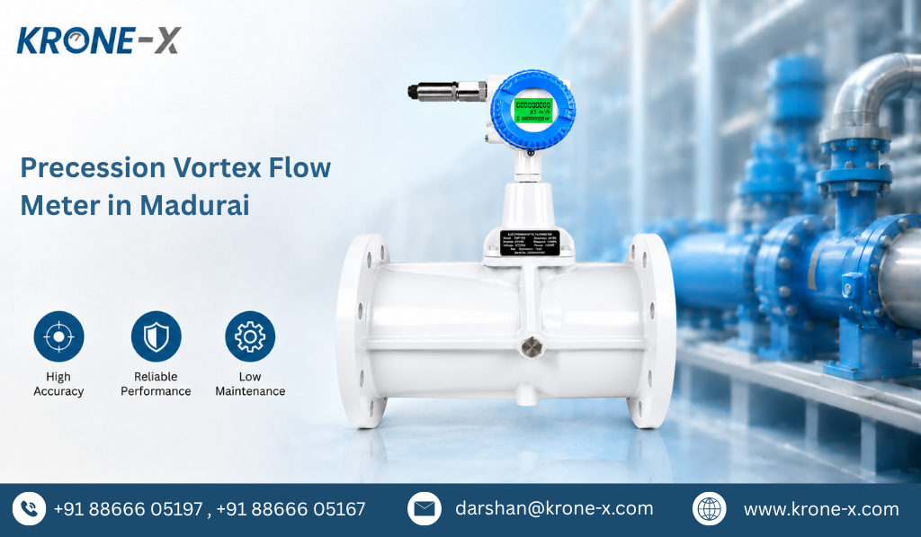 Precession Vortex Flow Meter in Madurai