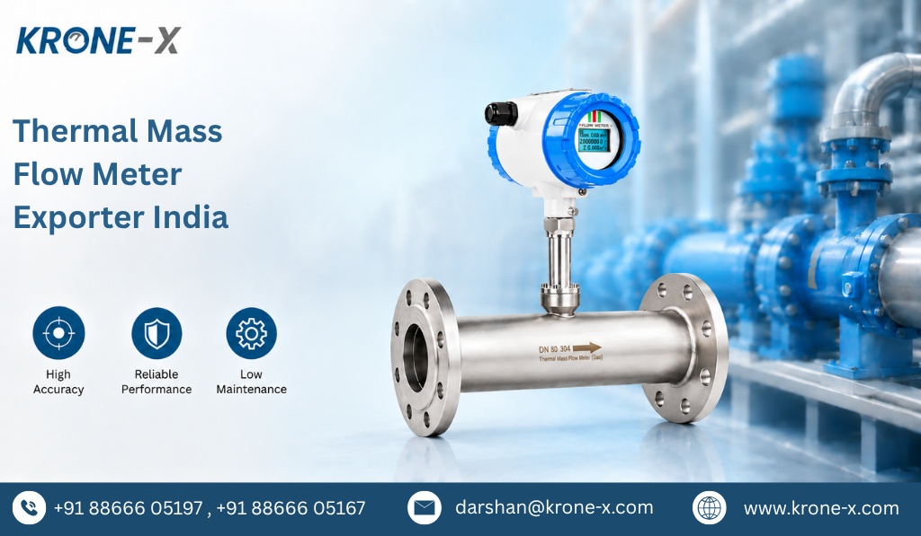 Thermal Mass Flow Meter Exporter India