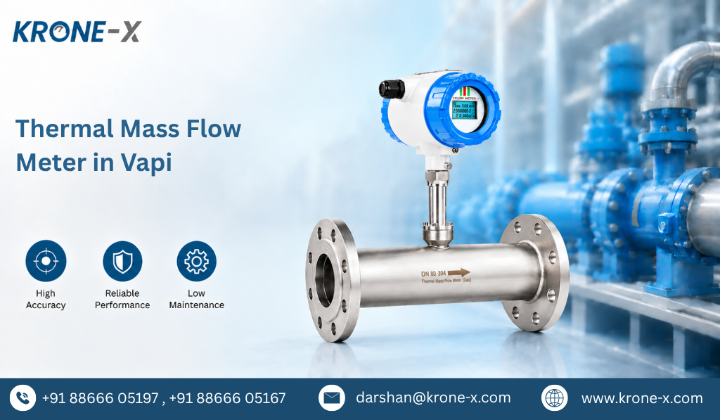 Thermal Mass Flow Meter in Vapi