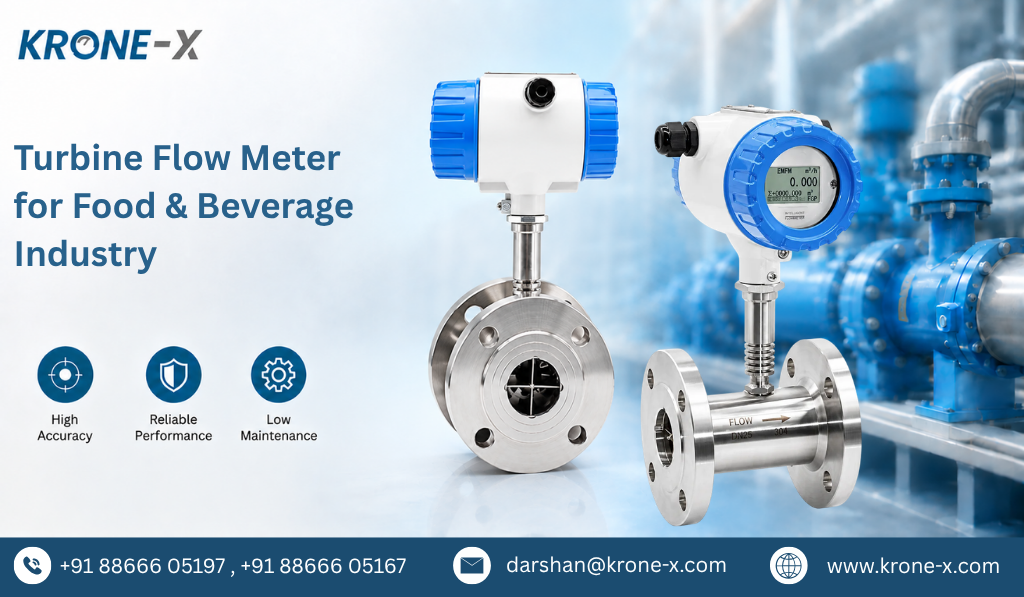 Turbine Flow Meter for Food & Beverage Industry