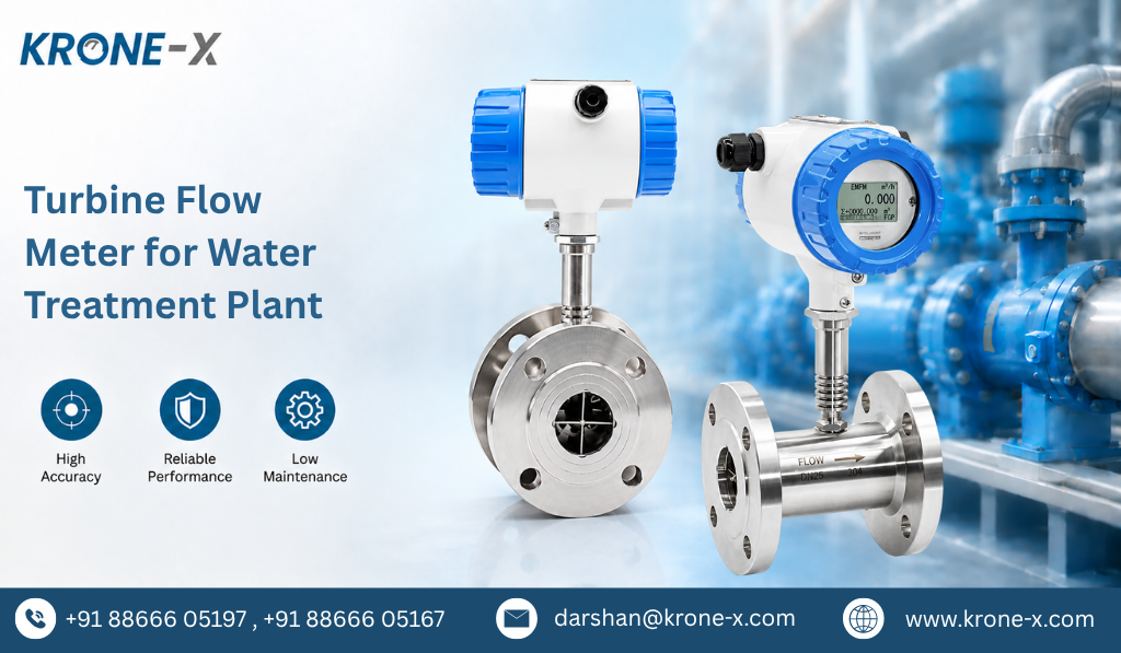 Turbine Flow Meter for Water Treatment Plant